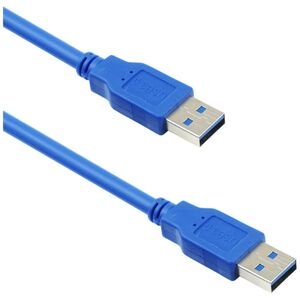 Καλώδιο DeTech USB 3.0 Μ/Μ, 1.5m, Μπλέ - 18143