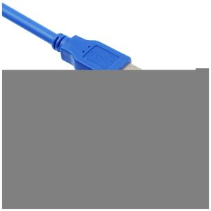 Καλώδιο DeTech USB 3.0 Μ/Μ, 3m, Μπλέ- 18144