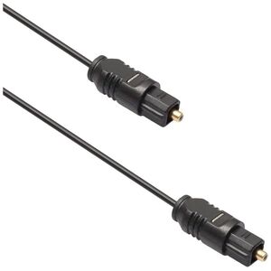 Optical audio cable DeTech, Toslink, 20m, Black - 18358