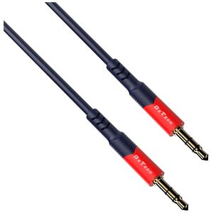 Καλώδιο ήχου DeTech DE-12AUX, υποδοχή 3.5mm, M/M, 1.0m, Μαύρο - 40278