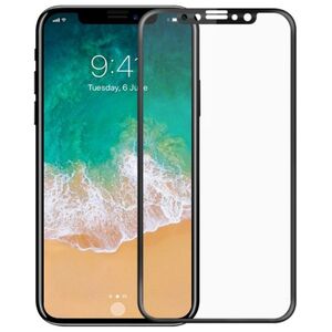 Προστατευτικό γυαλί Full 5D No brand, για το iPhone X / XS / 11 Pro, 0.3mm, Μαυρο - 52373