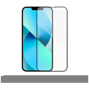 Γυαλί προστάτης DeTech, για iPhone 13 Mini, 5D Full Glue, 0.3mm, Μαυρο - 52686