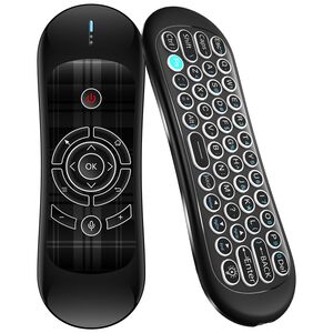 Wireless remote control No brand R2, Air mouse, USB 2.4GHz, Microphone, IR learning, Black - 13043 έως 12 άτοκες Δόσεις