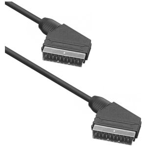 Καλώδιο DeTech, SCART - SCART, 1.0m, Μαυρο - 18021
