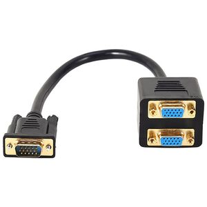 Αντάπτορας VGA σε 2xVGA F, No brand, Μαύρο - 18181