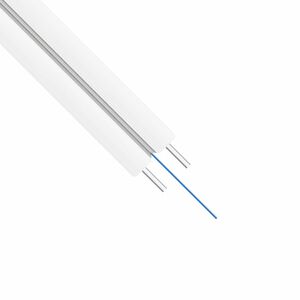 Fiber optic cable DeTech, FTTH, 1 core, Indoor, 2000m, White - 18415