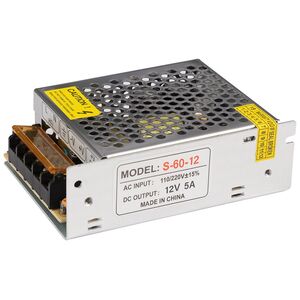 Τροφοδοτικό αυτονομίας No brand, 12V/5A, Γκρί - 337