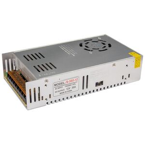Τροφοδοτικό αυτονομίας No brand, 12V/30A, Γκρί - 341