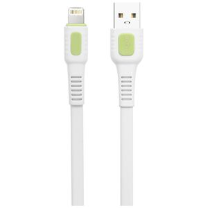 Кαλώδιο δεδομένων DeTech De-C36i, Lightning, 1.0m, Λευκό - 40192