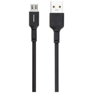 Kαλώδιο δεδομένων DeTech DE-C37M, Micro USB, 1.0m, Μαυρο - 40194