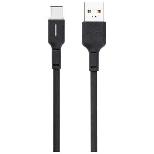 Kαλώδιο δεδομένων DeTech DE-C37C, Type-C, 1.0m, Μαυρο - 40196