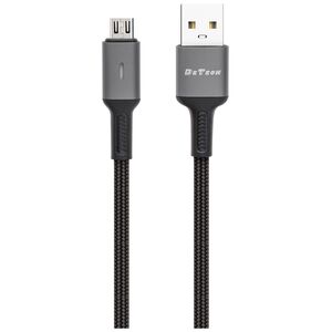 Kαλώδιο δεδομένων DeTech DE-C39M, Micro USB, 1.0m, Μαυρο - 40200