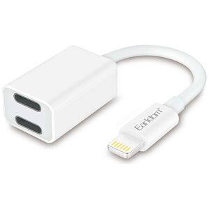Προσαρμογέας Earldom ЕТ-ОТ54, αστραπή έως 2 x Lightning F, λευκό - 40213