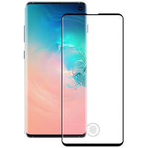 Fullscreen tempered glass No brand, Για Samsung Galaxy S10 Plus, 6D, Full glue, 0.3mm, Μαυρο - 52523