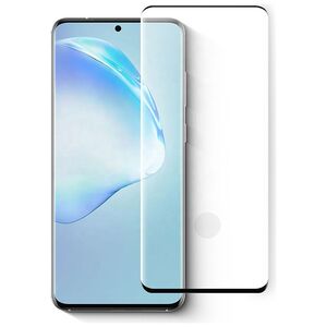 Fullscreen tempered glass No brand, For Samsung Galaxy S20 Ultra, 3D, 0.3mm, Μαύρο - 52555