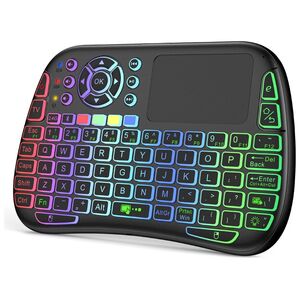 Mini keyboard No brand M9, USB 2.4GHz, Bluetooth, Microphone, IR learning, Touchpad, Black - 13055 έως 12 άτοκες Δόσεις