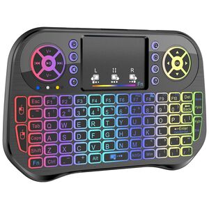 Mini keyboard No brand I10, USB 2.4GHz, Bluetooth, Touchpad, Black - 13056 έως 12 άτοκες Δόσεις