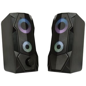 Ηχεία Aula N-301, 2x3W, USB, RGB, Μαυρο - 22185