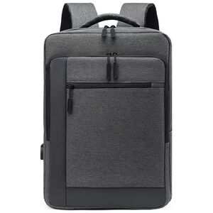 Laptop backpack No brand BP-33, 15.6", Γκρί - 45311