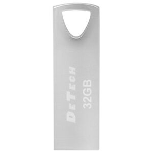 Μνήμη USB DeTech, 32GB, USB 3.0, Ασημένιο - 62038
