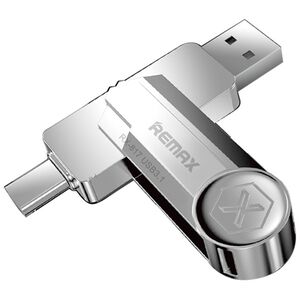 Μνήμη USB Remax RX-817 2in1, 128GB, USB 3.1, Ασημένιο - 62047