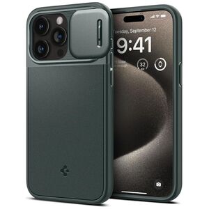 Spigen Husa iPhone 15 Pro Max - Spigen Optik Armor - Abyss Green 8809896749497 έως 12 άτοκες Δόσεις