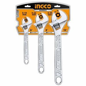 Ingco σετ 3 τεμ Γαλλικά Κλειδιά Hadwk031 έως 12 Άτοκες Δόσεις