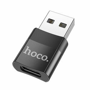 HOCO - ADAPTER OTG from Type C (female) to USB A black HOC-UA17-BK 69129 έως 12 άτοκες Δόσεις