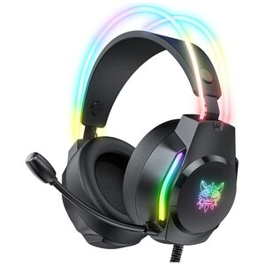 Ακουστικά Onikuma X26, Για PC, Μικρόφωνο, 3.5mm, USB, Μαύρο - 20744 έως 12 άτοκες Δόσεις