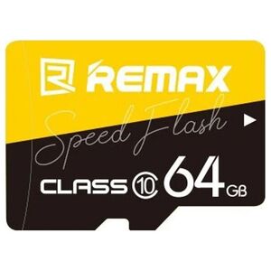 Memory card Remax Speed Flash, Micro SD, 64GB, Class 10, UHS-3, Yellow - 62059 έως 12 άτοκες Δόσεις