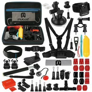 Puluz Accessories Puluz Ultimate Combo Kits for sports cameras PKT09 53 in 1 018670 5907489601122 PKT09 έως και 12 άτοκες δόσεις
