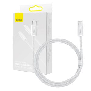 Baseus Cable USB-C to USB-C Baseus, 100W, 1m (white) 030383 6932172601980 CALD000202 έως και 12 άτοκες δόσεις