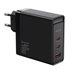Mcdodo Charger GaN 140W Mcdodo CH-2911, 2x USB-C, USB-A (black) 043888 6921002629119 CH-2911 έως και 12 άτοκες δόσεις
