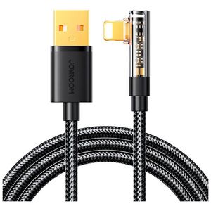 Joyroom Angle Cable to USB-A / Lightning / 1.2m Joyroom S-UL012A6 (black) 045008 6956116725822 S-UL012A6 1.2m Black έως και 12 άτοκες δόσεις