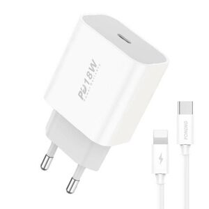Foneng Wall charger Foneng EU23 18W + USB-C to Lightning cable 045581 6970462514305 EU23 iPhone έως και 12 άτοκες δόσεις