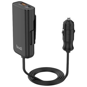 Budi Budi 105W Car Charger, USB + USB-C, PD + QC 3.0 (Black) 050649 6971536925959 069 έως και 12 άτοκες δόσεις