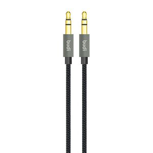 Budi AUX cable mini jack 3.5mm to mini jack 3.5mm Budi, 1.2m (black) 050613 6971536920701 127 έως και 12 άτοκες δόσεις