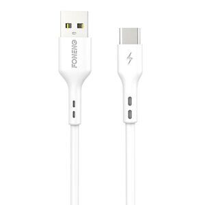 Foneng Foneng X36 USB to USB-C cable, 3A, 1m (white) 057174 6970462517610 X36 Type-C 1m έως και 12 άτοκες δόσεις