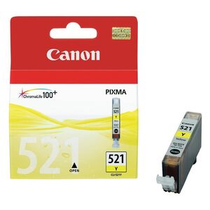 Canon Μελάνι Inkjet CLI-521Y Yellow (2936B001) (CANCLI-521Y) έως 12 άτοκες Δόσεις