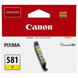 Canon Μελάνι Inkjet CLI-581 Yellow (2105C001) (CANCLI-581Y) έως 12 άτοκες Δόσεις