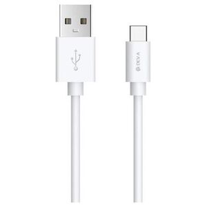 Καλώδιο Σύνδεσης USB 2.0 Devia EC082 USB A σε USB C 1m Smart Λευκό 6952897993405 6952897993405 έως και 12 άτοκες δόσεις