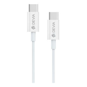 Καλώδιο Σύνδεσης USB 2.0 Devia EC042 USB C σε USB C PD 60W 1.2m Smart Λευκό 6938595325380 6938595325380 έως και 12 άτοκες δόσεις