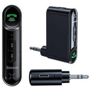 Bluetooth Audio Receiver AUX mini jack Baseus Qiyin WXQY-01 για Αυτοκίνητο & Άλλες Συσκευές Μαύρο 6953156296152 6953156296152 έως και 12 άτοκες δόσεις