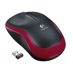 Logitech M185 Wireless Mouse  red (910-002240) έως 12 άτοκες Δόσεις