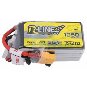 Tattu Tattu R-Line Battery 1050mAh 22.2V 95C 6S1P XT60 020272 6928493399453 TA-RL-95C-1050-6S1P έως και 12 άτοκες δόσεις