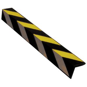 Bormann pro Bpp2491 Γωνια Προστασιας Parking Λαστιχενια Υψος 80cm με Ανακλαστικες Ταινιες 070870 έως 12 Άτοκες Δόσεις
