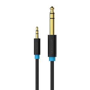 Vention Audio Cable TRS 3.5mm to 6.35mm Vention BABBJ 5m, Black 056184 6922794728301 BABBJ έως και 12 άτοκες δόσεις