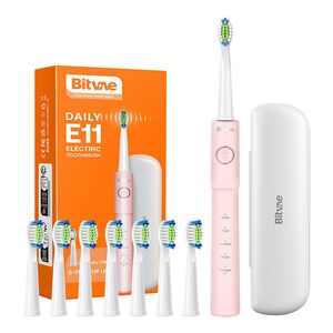 Bitvae Sonic toothbrush with tips set and travel case BV E11 (Pink) 058305 6973734201675 BV E11 Pink έως και 12 άτοκες δόσεις