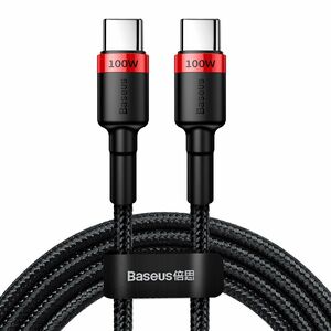 Baseus Baseus Cafule PD2.0 100W flash charging USB For Type-C cable (20V 5A)2m Red+Black 022465  CATKLF-AL91 έως και 12 άτοκες δόσεις 6953156216372