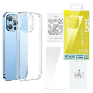 Baseus Baseus SuperCeramic Transparent Glass Case and Tempered Glass set for iPhone 14 Pro 038894  ARCJ000102 έως και 12 άτοκες δόσεις 6932172614997